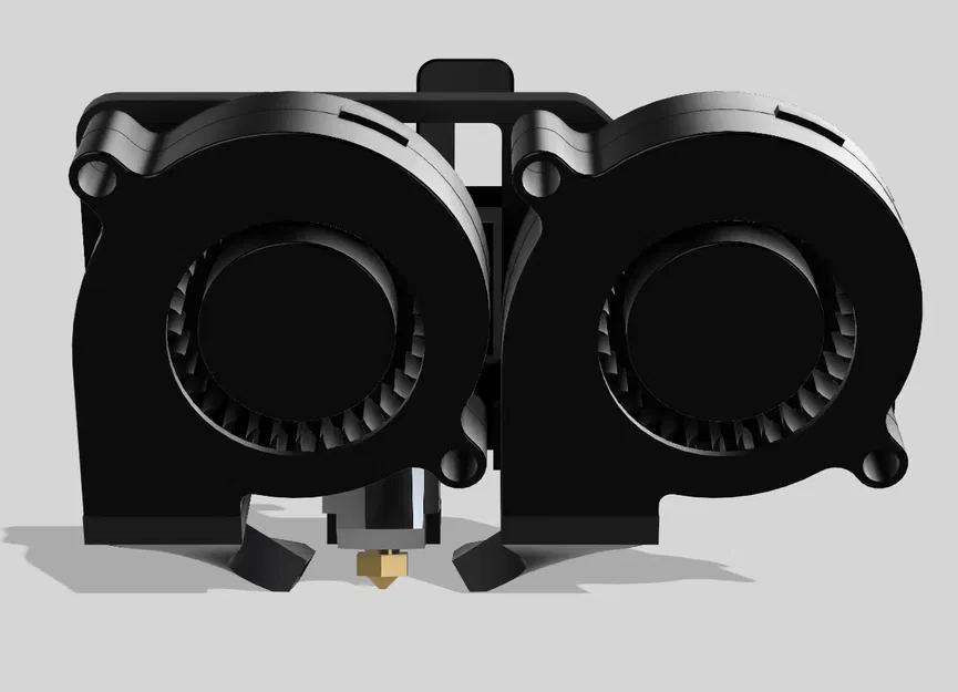Fanduct BiQu H2 cho quạt 5015 đơn/đôi - heatblock chuẩn/volcano - Image 7