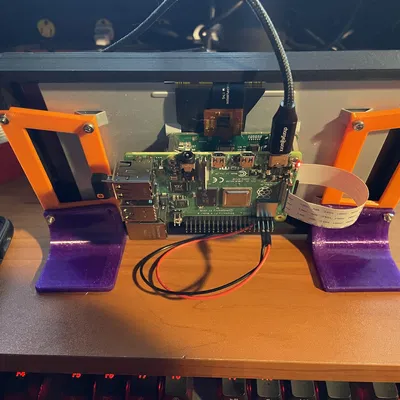 Giá đỡ đơn giản cho màn hình cảm ứng Raspberry Pi 7