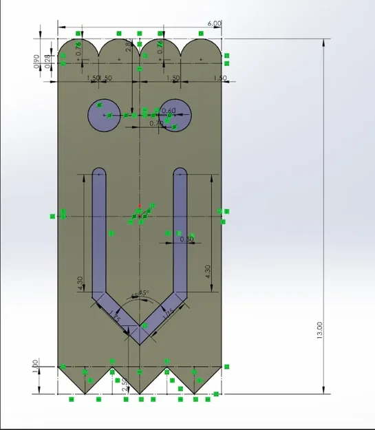 Kẹp giấy hình mặt ma quái kích thước 13 x 6 cm - Image 1
