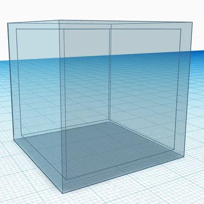 Khối lập phương rỗng kích thước nhỏ 30mm