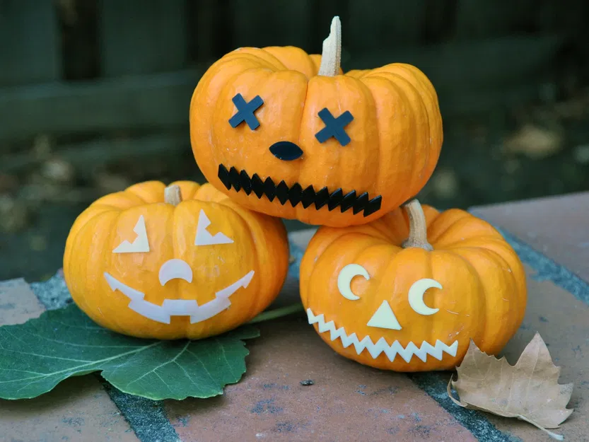 Mảnh mặt nhỏ cho bí ngô Jack-o'-Lantern - Image 1