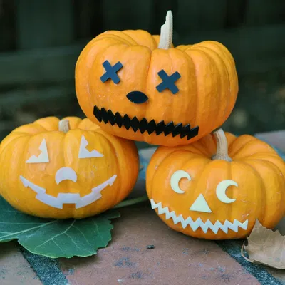 Mảnh mặt nhỏ cho bí ngô Jack-o'-Lantern