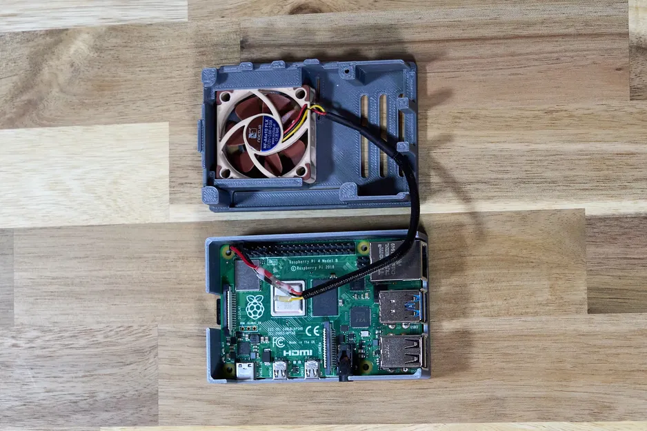 Vỏ máy Pi 3B/4B hỗ trợ quạt 40x10 - Image 6