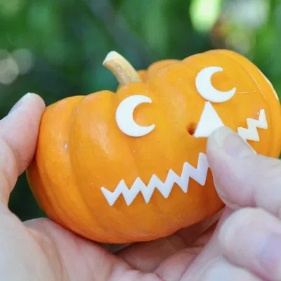 Mảnh mặt nhỏ cho bí ngô Jack-o'-Lantern