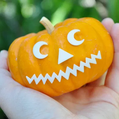 Mảnh mặt nhỏ cho bí ngô Jack-o'-Lantern