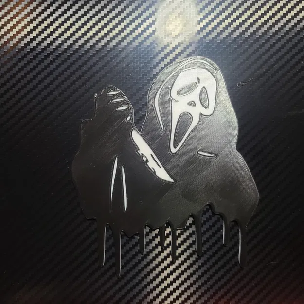 Biểu tượng mặt ma với con dao sắc nét - Image 2