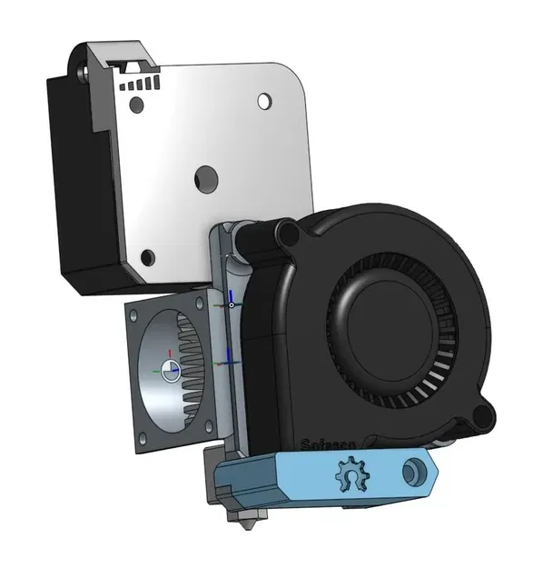 Quạt lớp điều chỉnh cho E3D V6 và Volcano - Image 1