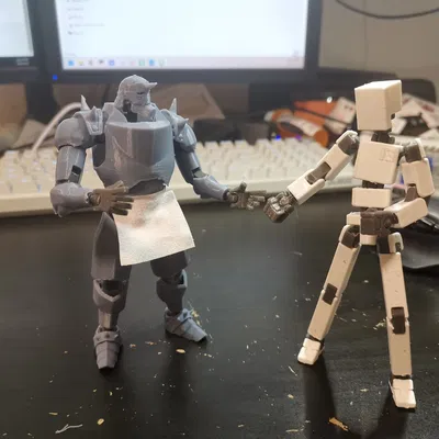 Giáp Alphonse Elric với thiết kế dễ dàng 13 khớp