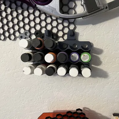 Giá đỡ chai sơn 2oz/35mm cho tường lưu trữ tổ ong