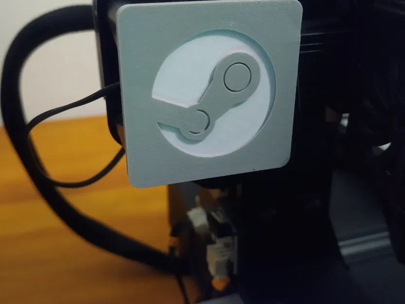 Biểu tượng Steam remix cho nắp QR Ender 2 Pro - Image 2