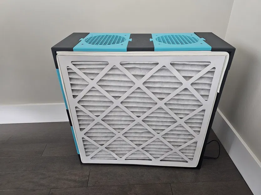 Bộ lọc không khí modul 20x20 sử dụng quạt PC 140mm - Image 1