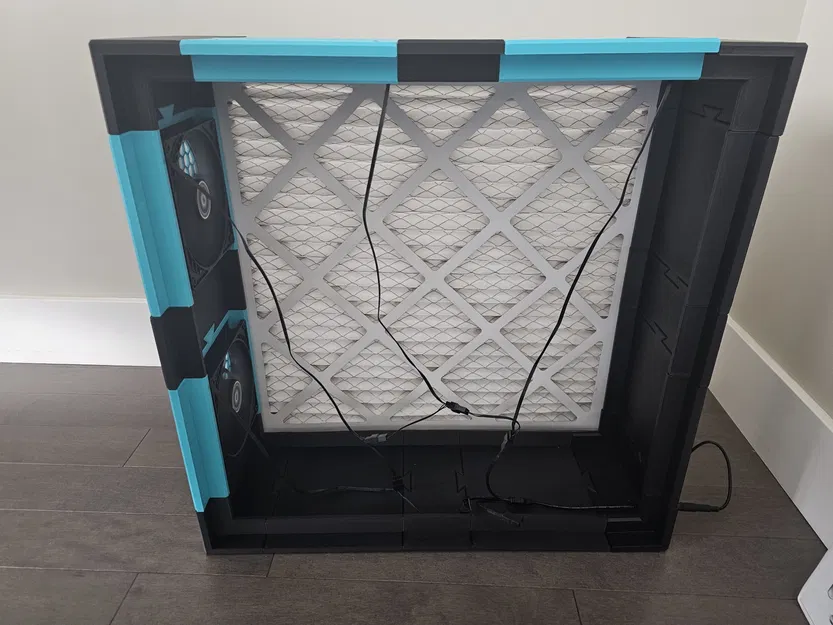 Bộ lọc không khí modul 20x20 sử dụng quạt PC 140mm - Image 3