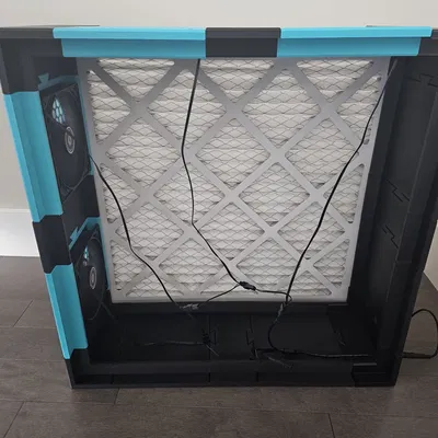 Bộ lọc không khí modul 20x20 sử dụng quạt PC 140mm