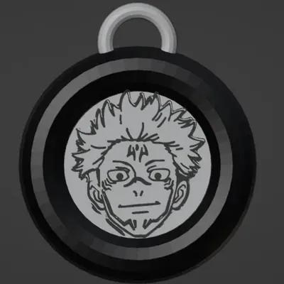 Móc khóa Sukuna và Itadori hai mặt