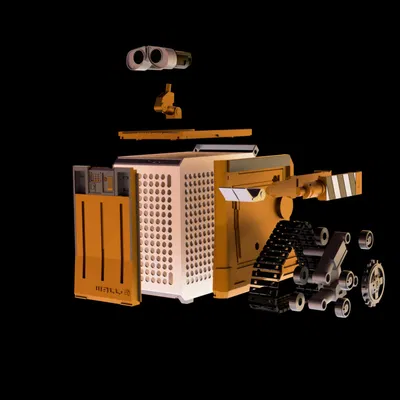 Mô hình WALL-E cosplay từ Cooler Master QUBE 500