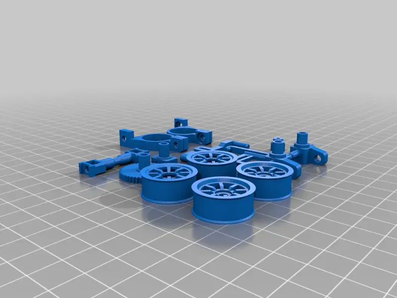 Khung xe điều khiển từ xa 1:28 tương thích với MINI-Z - Image 6