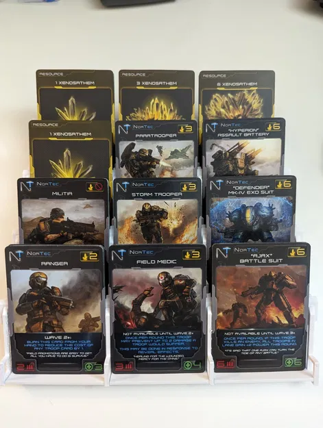 Khay thẻ "Chợ" ghép lại 3x3/3x4 cho trò chơi bàn - Image 1