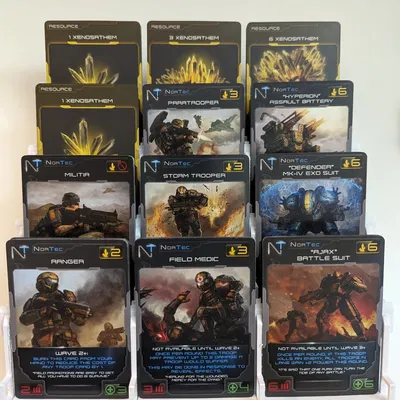 Khay thẻ "Chợ" ghép lại 3x3/3x4 cho trò chơi bàn