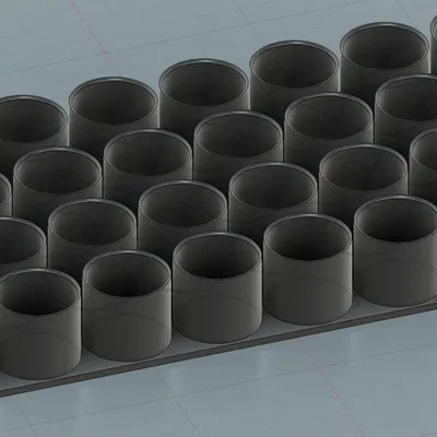 Giá đỡ hộp đạn flare 32 viên cho hộp đạn 50 Cal