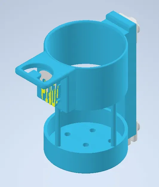 Giá đỡ bia với mở nắp cho Cooler Master QUBE 500 gắn xe hơi - Image 4