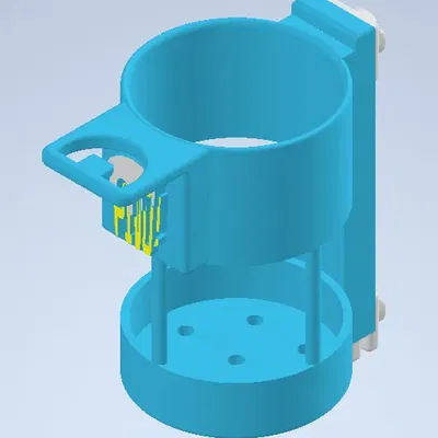 Giá đỡ bia với mở nắp cho Cooler Master QUBE 500 gắn xe hơi