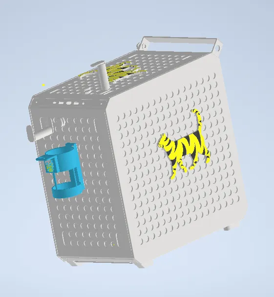 Giá đỡ bia với mở nắp cho Cooler Master QUBE 500 gắn xe hơi - Image 7