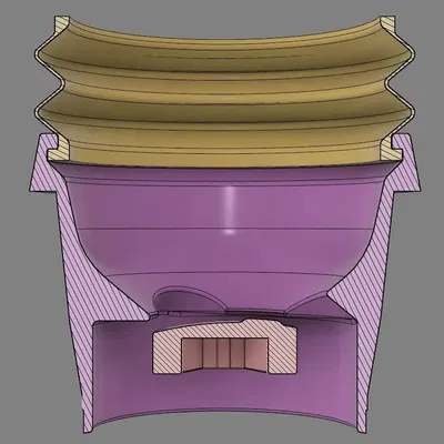 Bình chứa và ống dẫn cho máy xay cà phê Mazzer Major