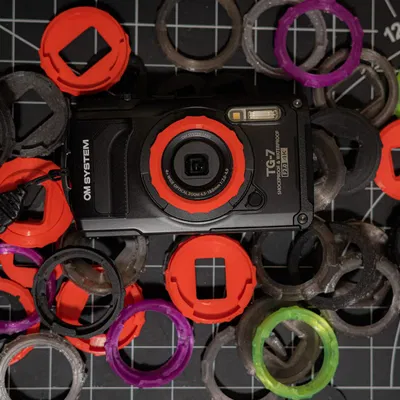 Cập nhật 8/2/25: Nắp Vòng + Chắn Nắng OM System / Olympus Tough TG (Nhiều kiểu)