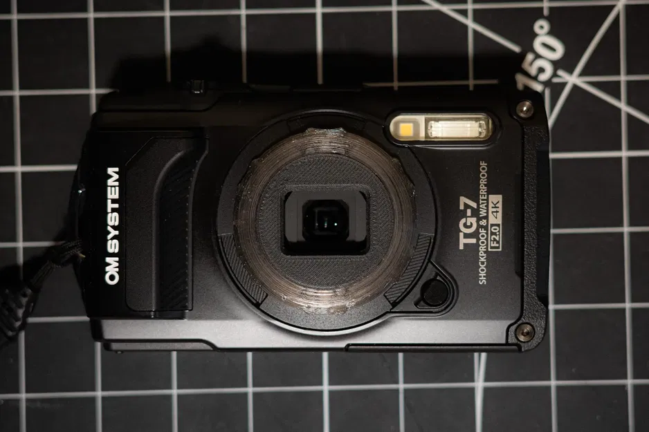 Cập nhật 8/2/25: Nắp Vòng + Chắn Nắng OM System / Olympus Tough TG (Nhiều kiểu) - Image 2