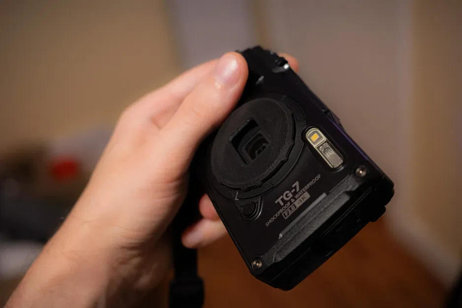 Cập nhật 8/2/25: Nắp Vòng + Chắn Nắng OM System / Olympus Tough TG (Nhiều kiểu) - Image 4