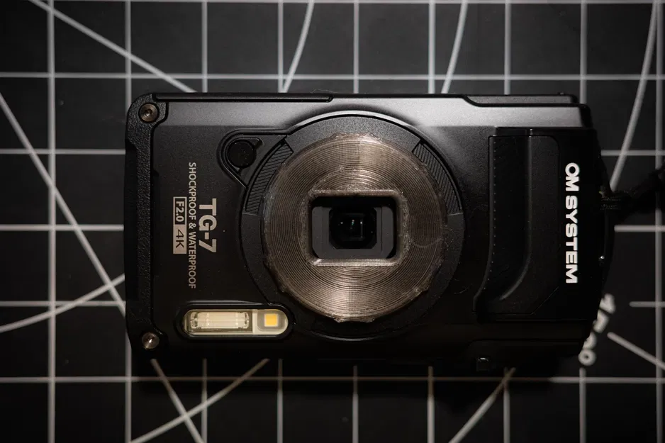 Cập nhật 8/2/25: Nắp Vòng + Chắn Nắng OM System / Olympus Tough TG (Nhiều kiểu) - Image 5