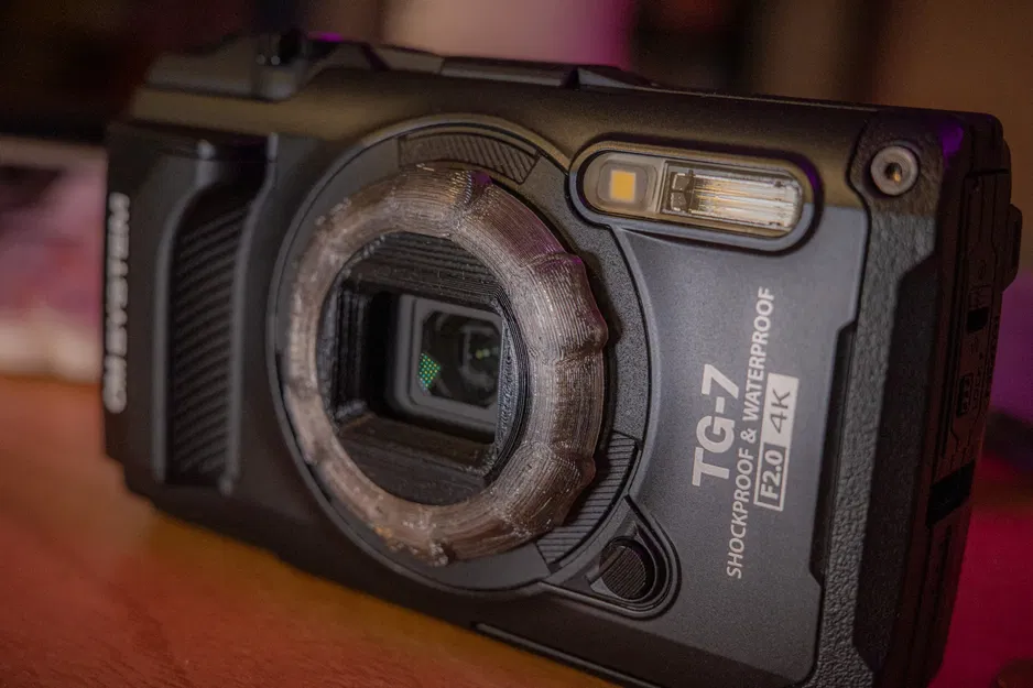 Cập nhật 8/2/25: Nắp Vòng + Chắn Nắng OM System / Olympus Tough TG (Nhiều kiểu) - Image 6