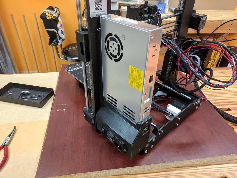 Giá đỡ nguồn Mean Well LRS-350 cho máy in Prusa MK3 - Image 1