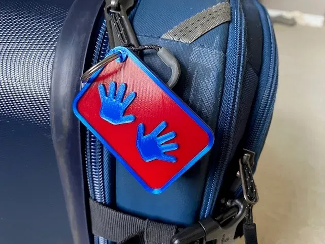 Thẻ hành lý "Jazz Hands" nổi bật và vui nhộn - Image 1