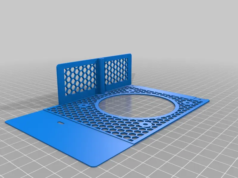 Nắp che bo mạch Ender 3 Pro cho quạt 80mm kiểu tổ ong - Image 1