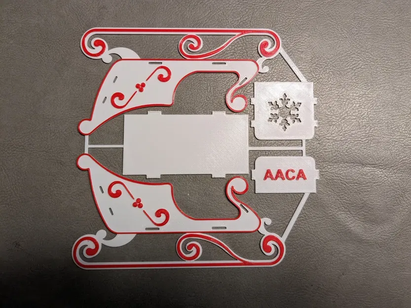 Xe trượt tuyết lắp ráp in 2 màu cho mùa lễ hội - Image 2