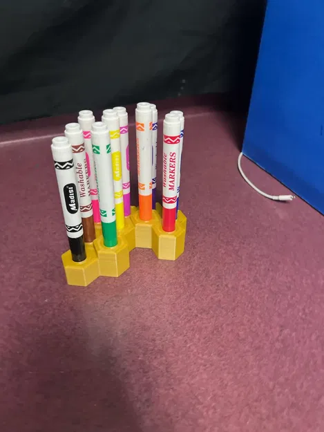 Giá đỡ bút đánh dấu tổ ong cho lớp mẫu giáo - Image 1