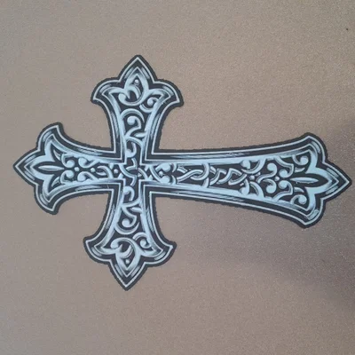 Biểu tượng thánh giá đa sắc màu cho in 3D