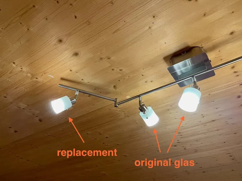 Thay thế bộ khuếch tán kính cho đèn không tên - Image 1