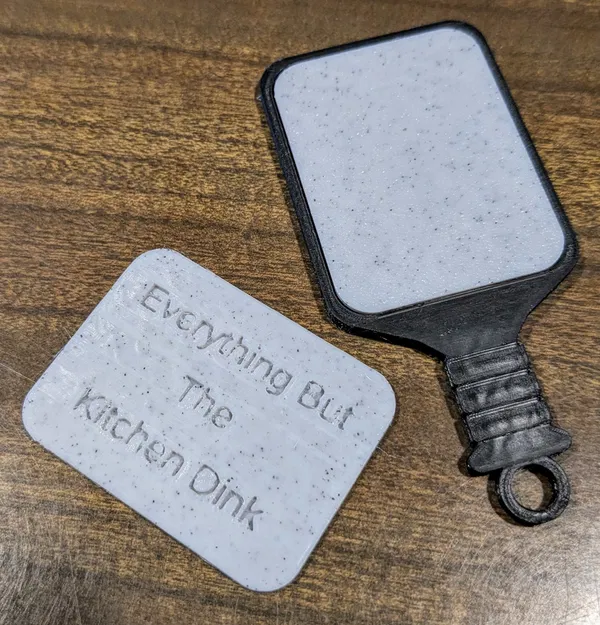 Móc khóa paddle pickleball tùy chỉnh độc đáo - Image 1