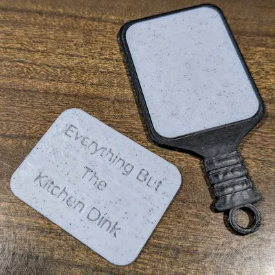 Móc khóa paddle pickleball tùy chỉnh độc đáo