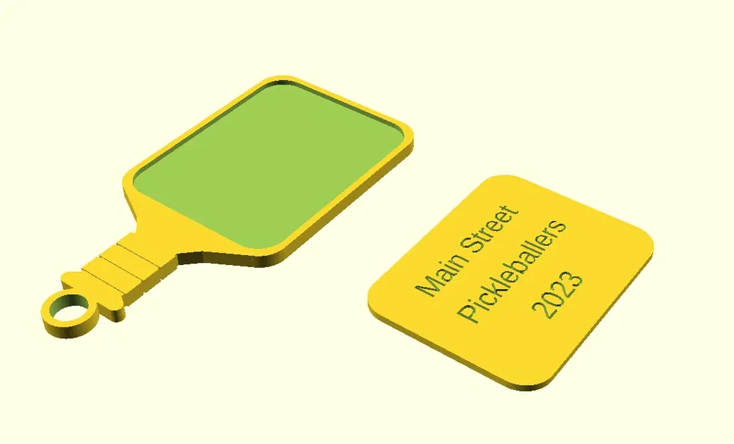 Móc khóa paddle pickleball tùy chỉnh độc đáo - Image 6