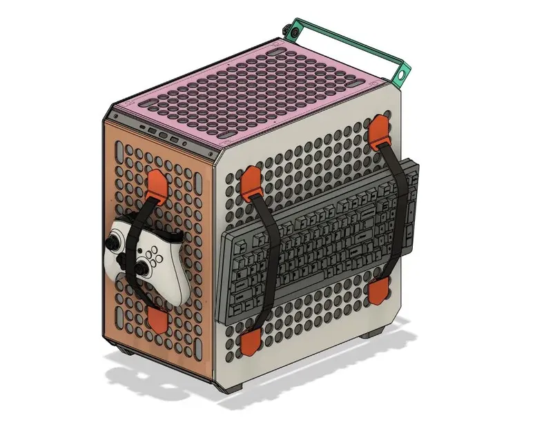 Hệ thống dây đeo đàn hồi cho Cooler Master QUBE 500 - Image 1