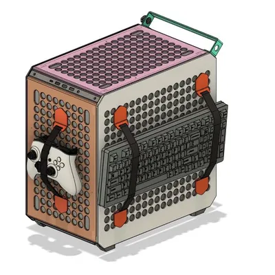 Hệ thống dây đeo đàn hồi cho Cooler Master QUBE 500