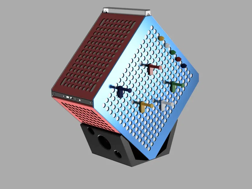 Giá đỡ bên cho Cooler Master QUBE 500 với quản lý cáp - Image 1