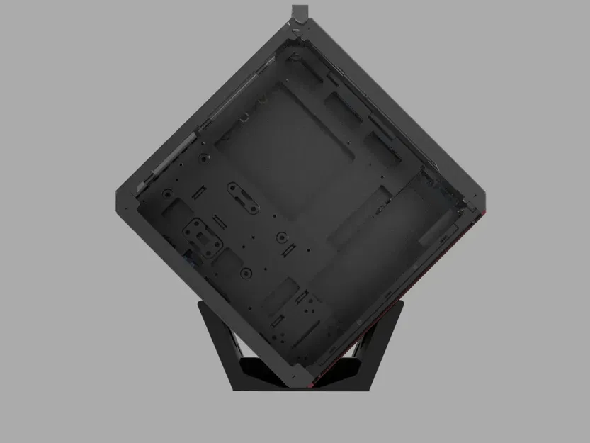 Giá đỡ bên cho Cooler Master QUBE 500 với quản lý cáp - Image 3