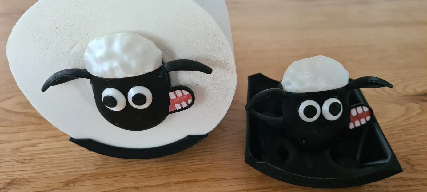 Shaun the Sheep tách màu với các chi tiết dễ in - Image 1