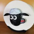 Giá đỡ cuộn giấy vệ sinh Shaun the Sheep với thiết kế đầu ... - Thumbnail 2