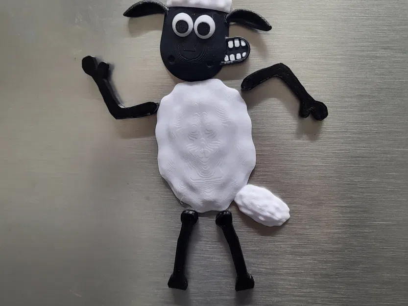 Nam châm tủ lạnh Shaun the Sheep cho bé gái - Image 1