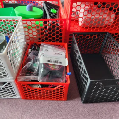 Hộp lưu trữ hình lục giác xếp chồng nhiều kích thước